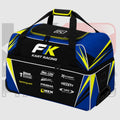 FK Kart Racing Premium Gear Bag – Teal & Black Edition