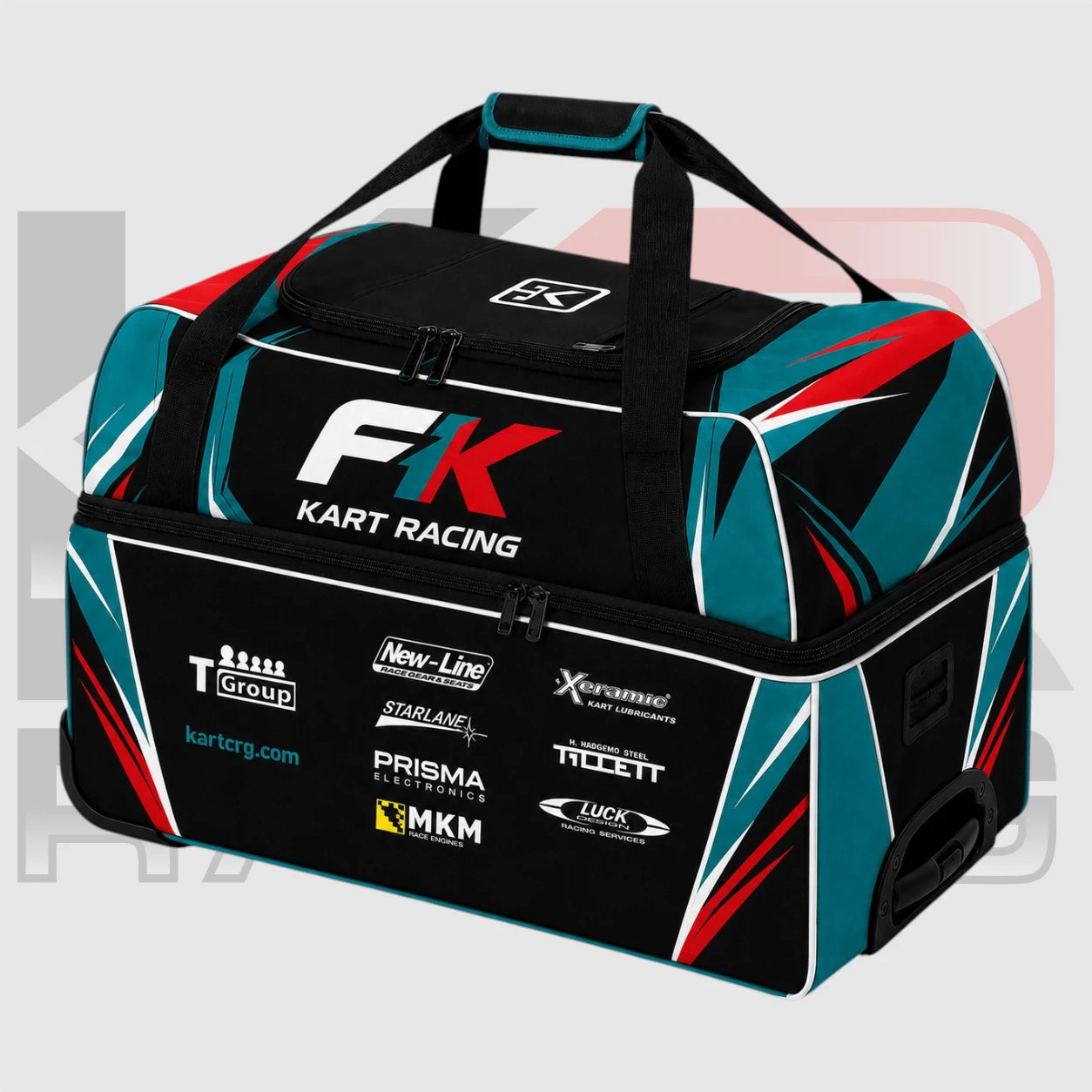 FK Motorsport Equipment Roller Bag – Durable Racing Travel Storage