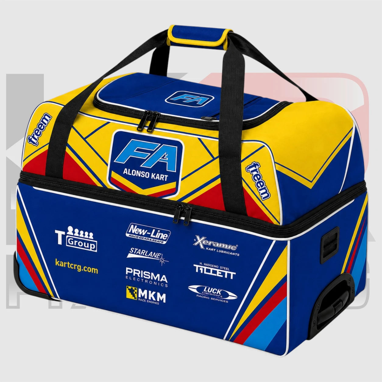 FA Alonso Racing Equipment Bag – Large Capacity Karting Travel Bag