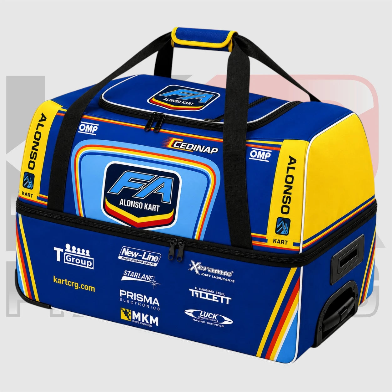 FA Kart Professional Roller Gear Bag – Motorsport Travel Duffel