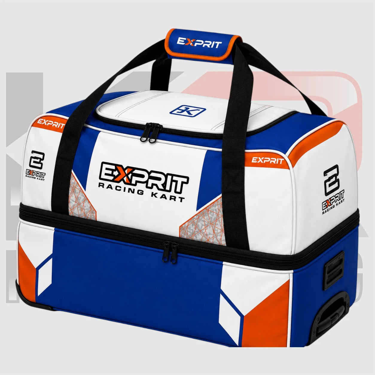 Exprit Professional Kart Racing Gear Bag with Wheels – Premium Trackside Equipment Travel Bag