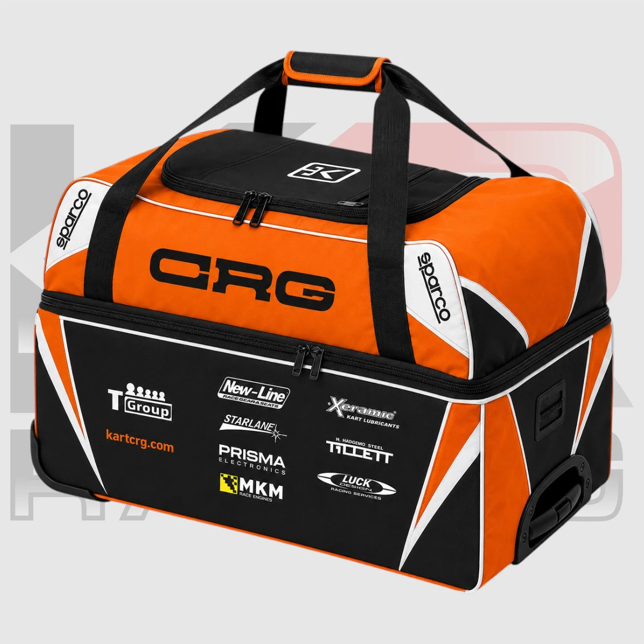 CRG Professional Rolling Kart Gear Bag – Premium Motorsport Racing Equipment Travel Case