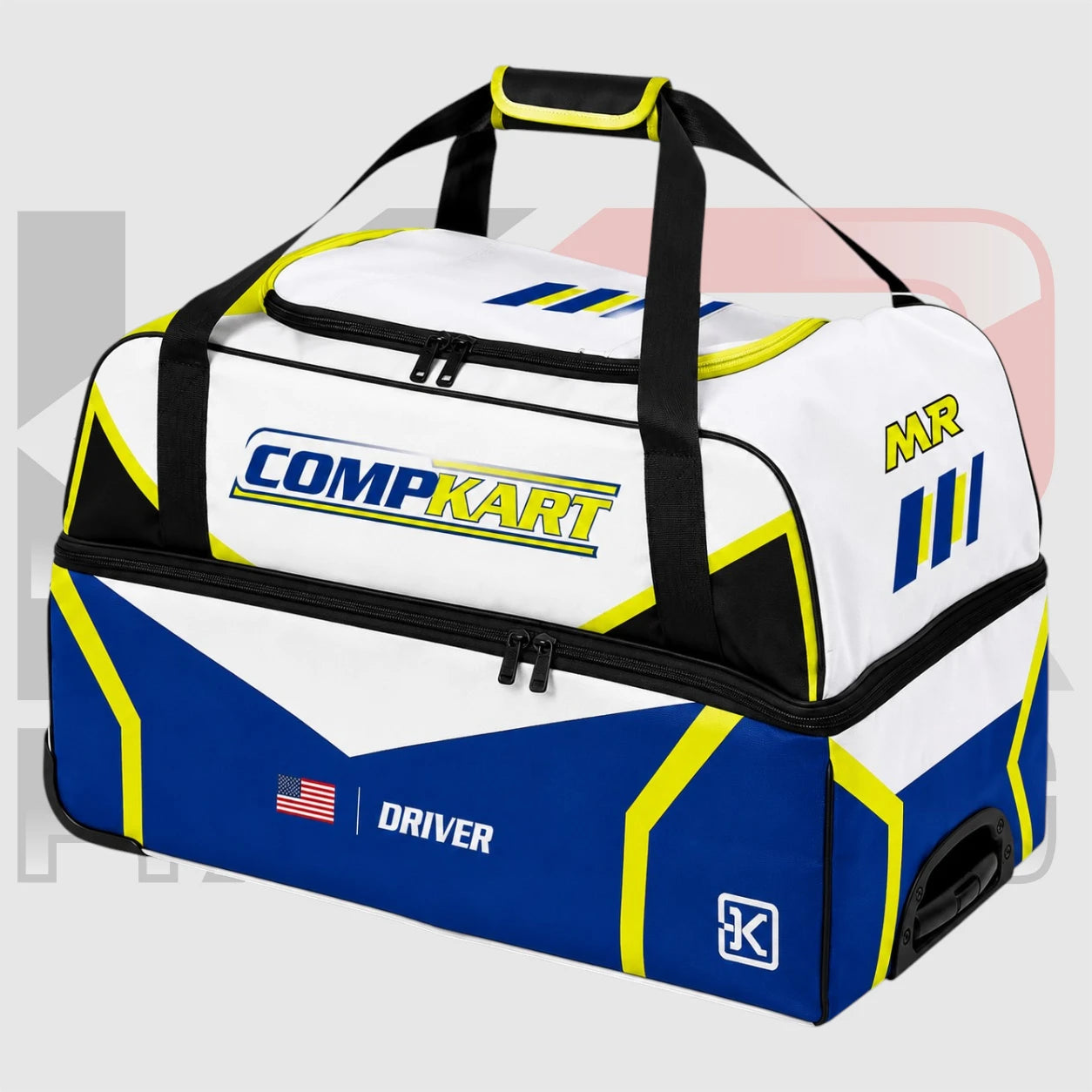 CompKart Premium Rolling Gear Bag – Professional Kart Racing Travel Equipment Case