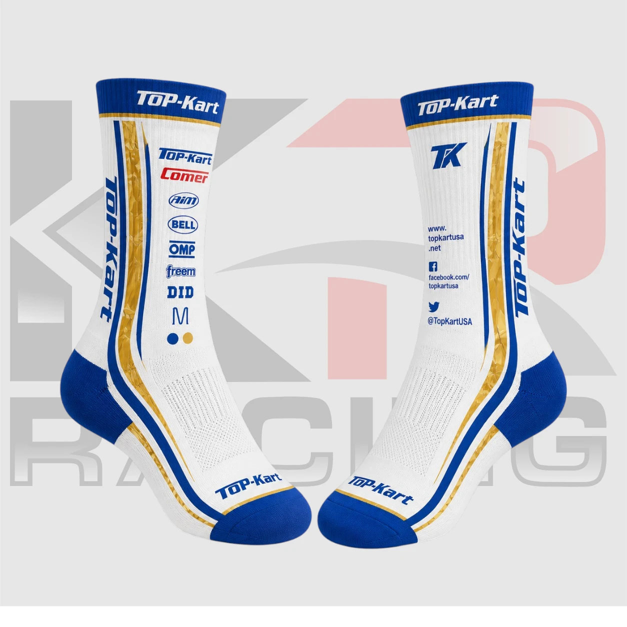 Top Kart Racing Crew Socks