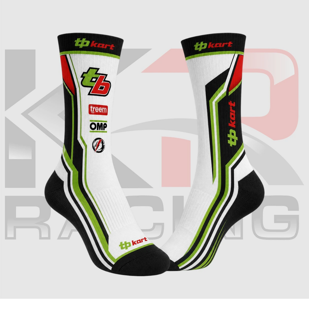 TB Kart Racing Crew Socks