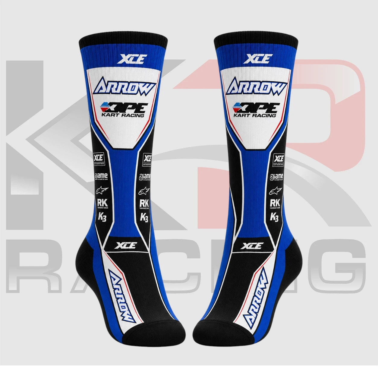 Arrow Kart Racing Crew Socks
