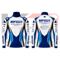 Top-Kart Racing Underwear Shirt – Blue, White & Yellow