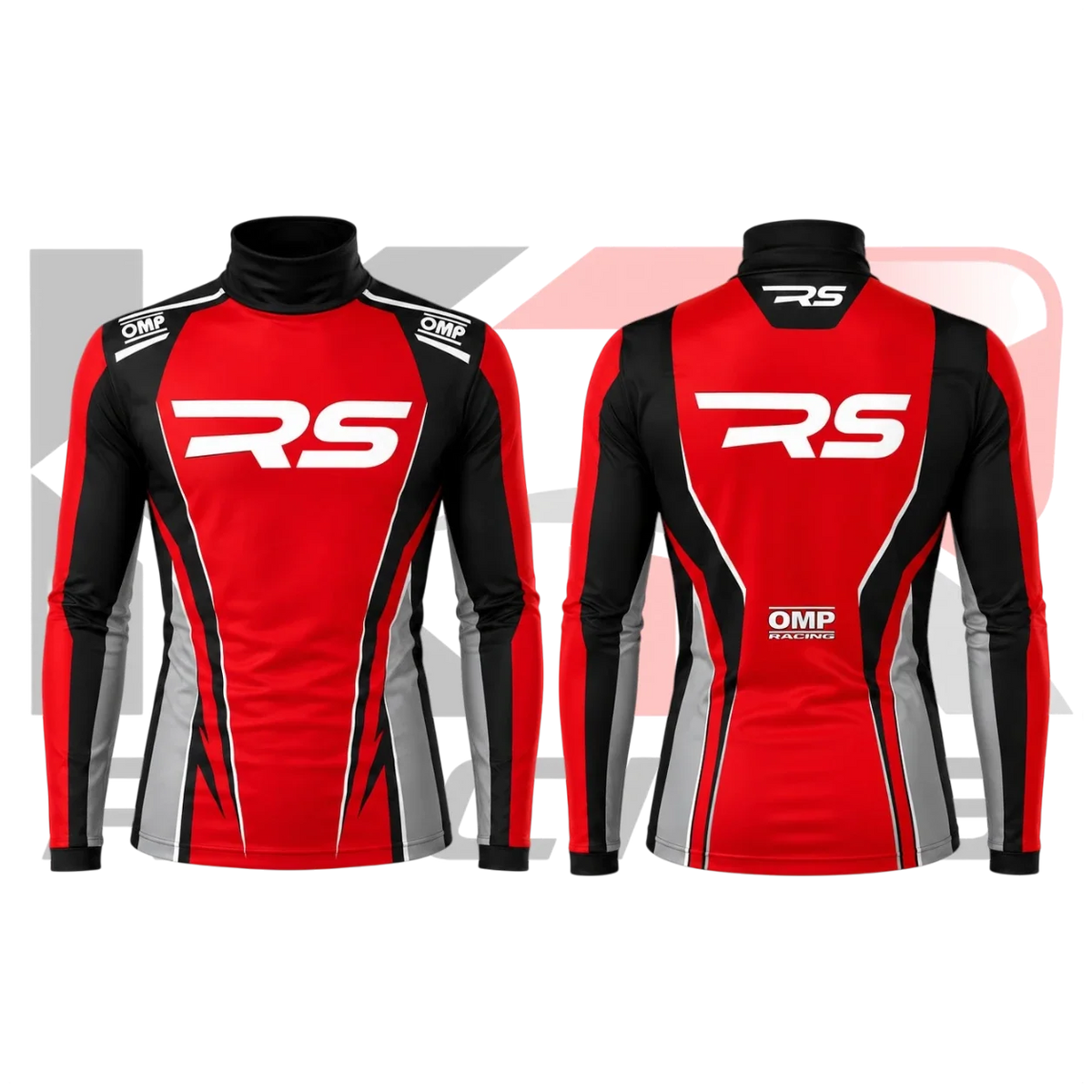 RS Racing Kart Underwear Shirt – Red, Black & White