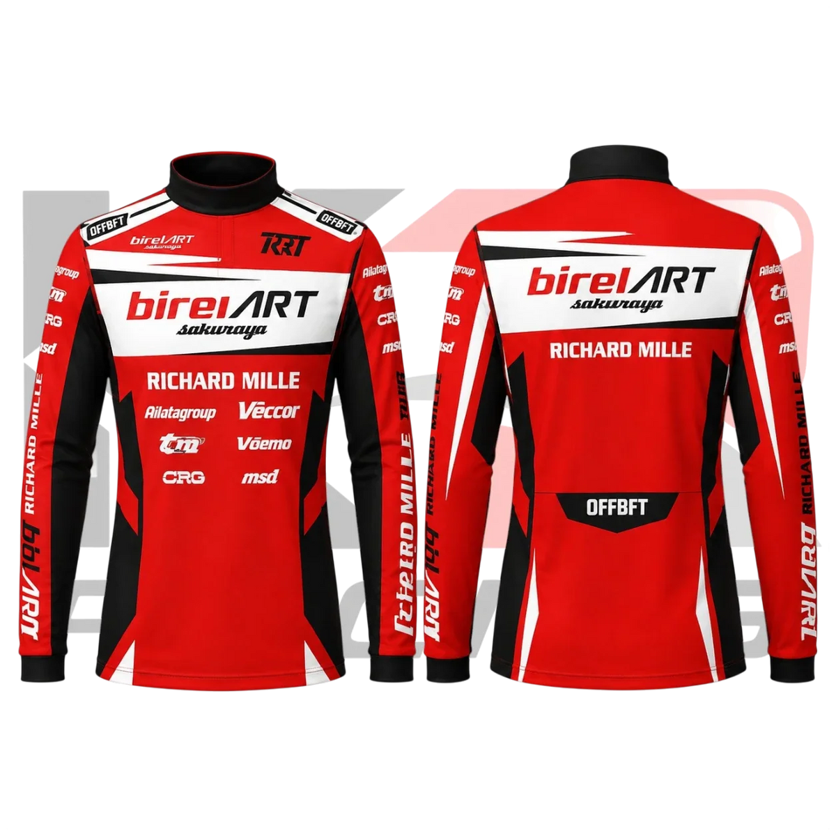 Birel ART Racing Kart Underwear Shirt – Red & Black