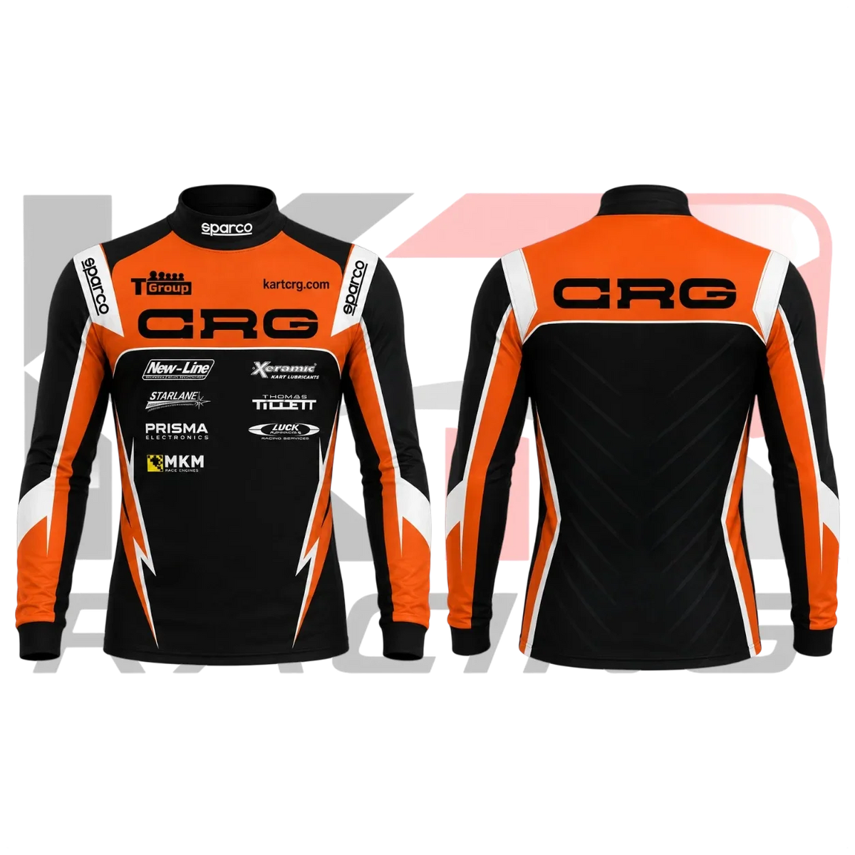CRG Racing Kart Underwear Shirt – Black & Orange