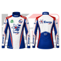 Energy Kart Racing Underwear Shirt – Blue, White & Red